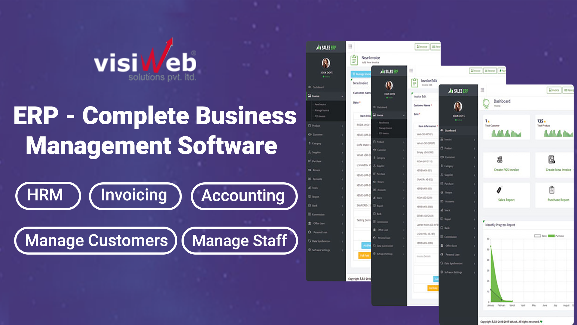 ERP Business Management Software planning and development