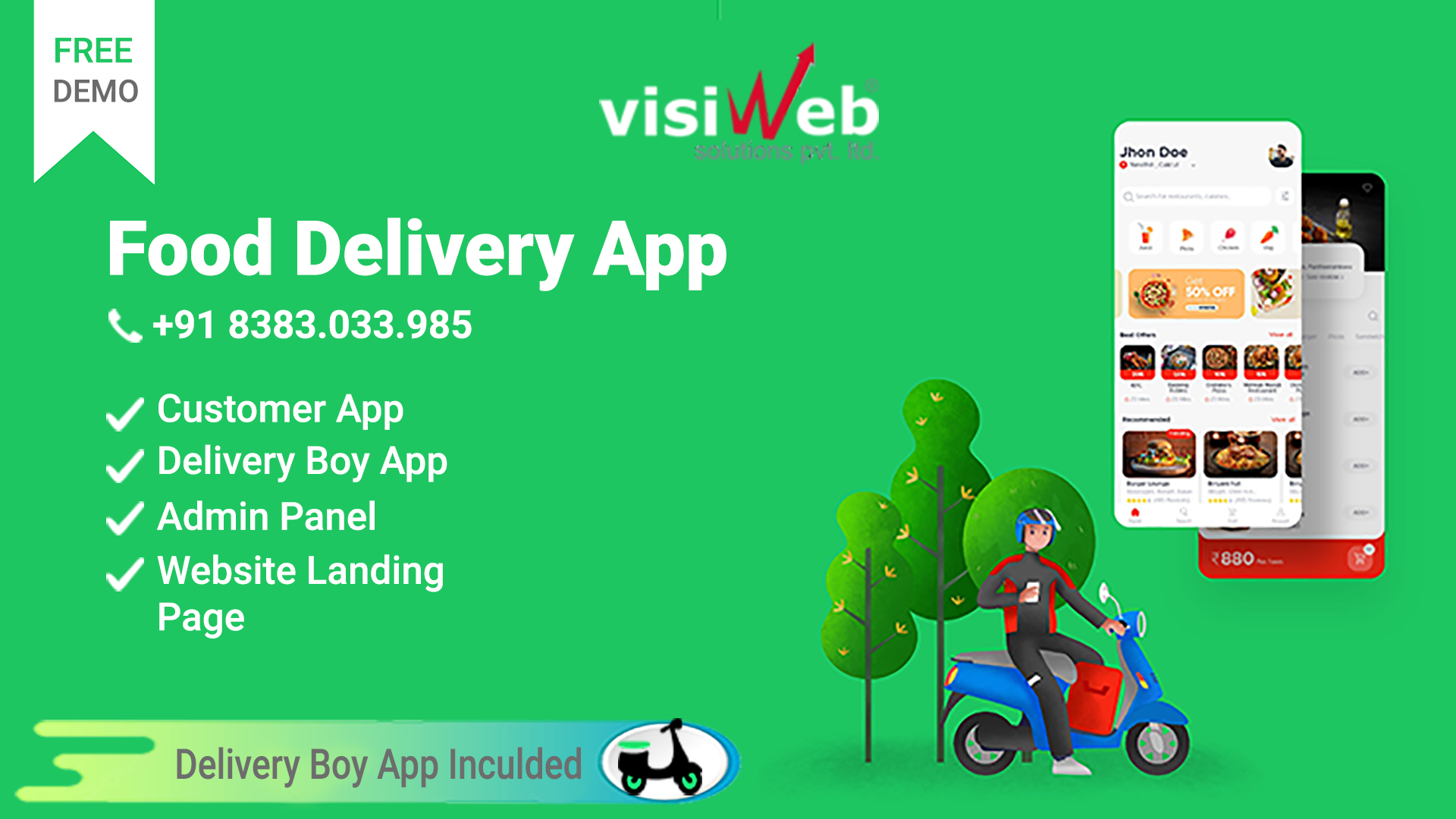 Food Delivery App planning and development
